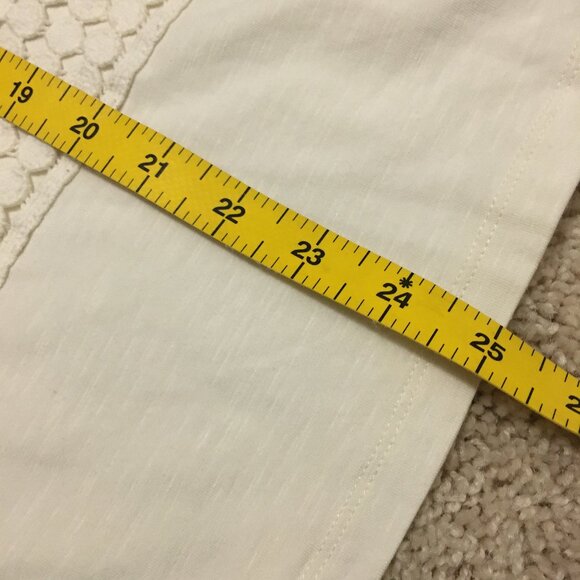 Cream Embroidery Banded Square Neck Long Sleeve Top - Picture 13 of 14